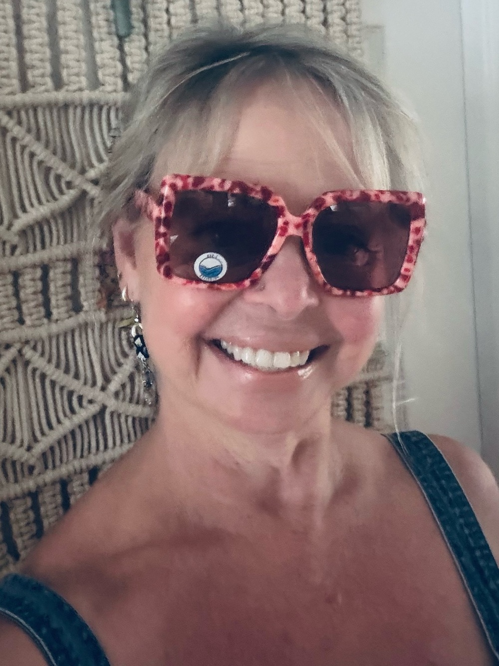 Anthropologie Summer Dreaming Sunglasses NWT ~ stunning! Case included